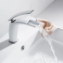 Banyo Lavabo Bataryası Beyaz Şelale Yeni Modeli Ithal 5 Yıl Garantili