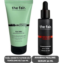 the fair. Yağlı Akneye Yatkın Cilt Temizleme Jeli 150 ml ve Aha Bha Peeling Serum 30 ml