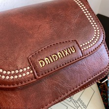 Biruixuan Vintage Geniş Omuz Çapraz Askılı Çanta (Yurt Dışından)