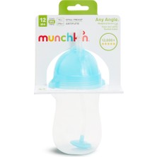 Munchkin Tıklama Kilitli Uçlu Alıştırma Bardağı, 12AY+, 296ML, Mavi, 1 Adet