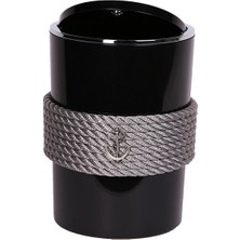 Tienda By Jale Siyah Çöp Kovası – Marin Tarz Yat & Tekne Aksesuarı