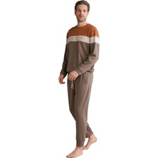 Nautica Erkek Comfort Mood Uzun Kollu Vizon Pijama Takımı
