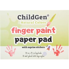 Childgen Parmak Boya Resim Defteri (Finger Paper Pad)