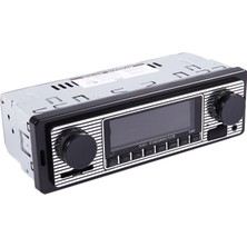 Bluetooth Eski Model Araba Radyo Mp3 Çalar Stereo USB Aux Klasik Araba Stereo Ses (Yurt Dışından)