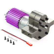 Sunshinee Metal 370 Motor Şanzıman C14 C24 B24 B36 Mn D90 D99 MN99S Rc Araba Yükseltme Parçaları, Titanyum (Yurt Dışından)