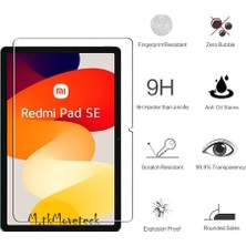 MTK Moveteck Xiaomi Redmi Pad Se 11 Inç Ekran Koruyucu Şeffaf Cam Nano Esnek Kırılmaz Ekran Camı Kaplama Tam Uyumlu 2023