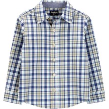 Oshkosh Küçük Erkek Çocuk Gömlek Mavi