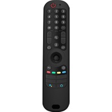 Lg Smart Tv Için Yumuşak Silikon Koruyucu Uzaktan Kumanda Kılıfları AN-MR21GC / MR21N / MR21GA(SIYAH) (Yurt Dışından)