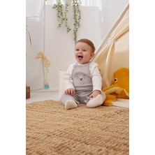 Minycenter Erkek Bebek Salopet Set Gri