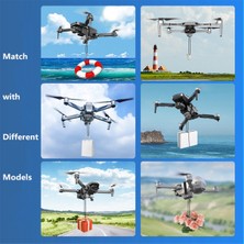 Mini 3 Pro/mini 3/mini 2 Se/phantom 3 4/4 Pro Için Drone Airdrop Sistemi Düğün Sahne Balıkçılık Yemi Için Atıcı Atın (Yurt Dışından)