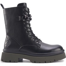 U.S. Polo Assn. Adel 3pr Siyah Kadın Rock Bot
