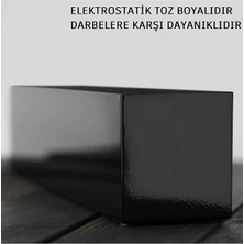 MMT Modern Metal Saksı - Dikdörtgen Saksı - Pencere Pervazı Saksısı - Yalak Saksı - Uzun Saksı-40 cm