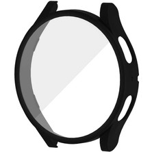 HTstore Galaxy Watch 5 44MM Sert Pc Kasa ve Ekran Koruyucu Htstore Watch Gard 14-Siyah