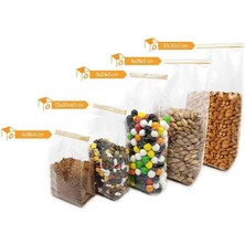 Ofis Turka Opp Kare Tabanlı Torba Şeffaf 8 x 28+5  cm  100 Adet