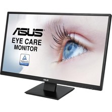 Asus 27 Asus VA279HAE 6ms 60MHZ 1xvga 1xhdmı Fhd 1920X1080 Düşük Mavi Işık Flıcker-Free Vesa Siyah