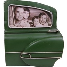 Mevafa Dekoratif Metal Çerçeve Araba Kapısı Temalı Dekoratif  lik