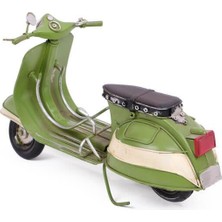 Mevafa Dekoratif Metal Scooter Vintage Hediyelik Biblo