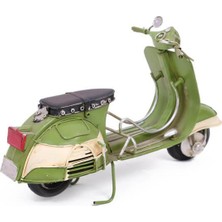 Mevafa Dekoratif Metal Scooter Vintage Hediyelik Biblo