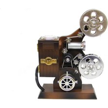 Mevafa Film Makinesi Müzikli Müzik Kutusu Dekoratif Ev Ofis Hediyelik
