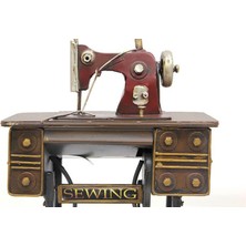 Mevafa Dekoratif Metal Dikiş Makinesi Biblo Masaüstü Hediyelik