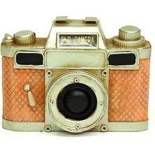 Mevafa Dekoratif Metal Fotoğraf Makinesi Biblo Ev Ofis Hediyelik