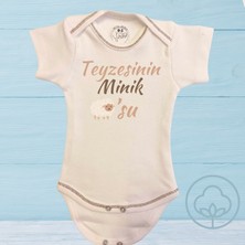 Harmandar Özel Tasarım Organik Çıtçıtlı Teyzesinin Minik Kuzusu Zıbın