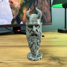 God Of War Mimir Büst Figür 15 cm - Efsanevi Tasarım