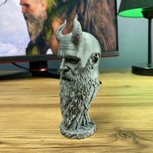 God Of War Mimir Büst Figür 15 cm - Efsanevi Tasarım