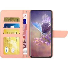 Seashell Digital Samsung Galaxy S20 Ultra Pu Deri Kelebek Çiçek Deseni Baskılı Cüzdan Kılıfı Stand Iç Tpu Cilt Touch Duygu Kapağı Strap-Pink ile (Yurt Dışından)