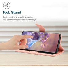 Seashell Digital Samsung Galaxy S20 Ultra Pu Deri Kelebek Çiçek Deseni Baskılı Cüzdan Kılıfı Stand Iç Tpu Cilt Touch Duygu Kapağı Strap-Pink ile (Yurt Dışından)