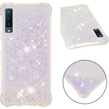 Seashell Digital Samsung Galaxy A7/A750 Için Glitter Powder ve Shockroof Tpu Telefon Kabuğu - Çok Renkli (Yurt Dışından)