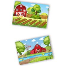 Mert Bebek My Sticker Book '' Farm'' , Tükenmeyen Sticker Kitabı Çiftlik