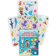 My Sticker Book ''Vahşi Hayvanlar - Böcekler - Sualtı'' - 3’lü Set Tükenmeyen Sticker Kitabı