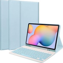 FUJİMAX Apple ipad 9.7 2018 (6.nesil) Kılıf Seri A1893,A1954 Yatay Standlı Kalem Bölmeli Bluetooth Klavyeli Deri Kapaklı Kılıf