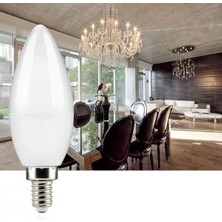 Cata CT-4079 7W 220V E14 Duylu LED Buji Ampul Beyaz Işık