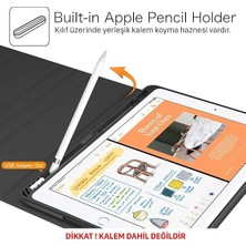 FUJİMAX Apple iPad 10.nesil 10.9 2022 Kılıf Seri A2696,A2757,A2777 Yatay Standlı Kalem Bölmeli Bluetooth Klavyeli Deri Kapaklı Kılıf