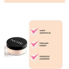 Note Loose Powder Makyaj Sabitleyici Matlaştırıcı Toz Pudra 02 Light Beige