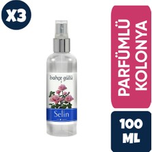 Selin Kolonya Bahçe Gülü Sprey 100 ml X3 Adet