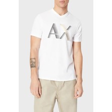 Armani Exchange Streç Jarse Pamuklu Bisiklet Yaka Regular Fit T Shirt Erkek T Shirt 3rzthb Zjbyz 1100