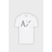 Armani Exchange Streç Jarse Pamuklu Bisiklet Yaka Regular Fit T Shirt Erkek T Shirt 3rzthb Zjbyz 1100