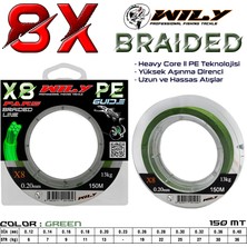 Wily Pars 8 Kat Ip Misina 150 mt Yeşil