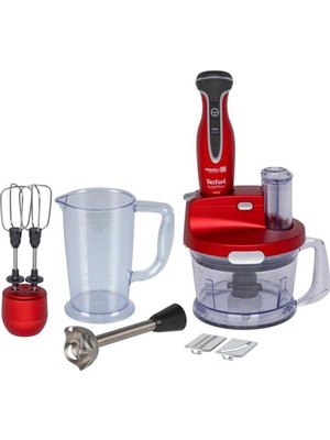 Tefal Powelix Activflow Pro 1000W Turbo Fonksiyonlu 1500ML Kıyma Kapasiteli Paslanmaz Çelik Blender Seti Kırmızı,Luciole Lambader Hediye