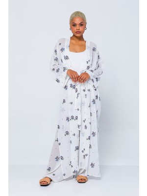 Exclusive Pole Nakış Işlemeli Kimono