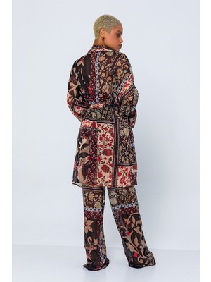 Exclusive Pole Desenli Kimono