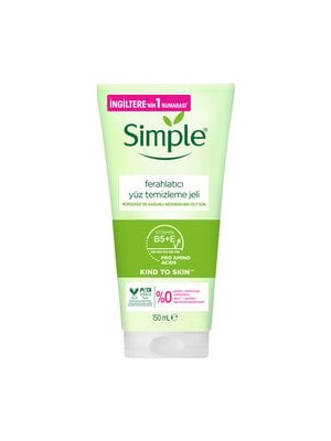 Simple Kind To Skin Ferahlatıcı Yüz Temizleme Jeli 150 ml  (  1  Adet  )