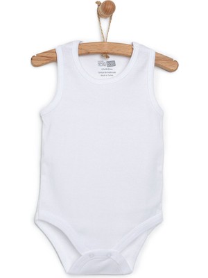 HelloBaby Beyaz Body Atlet Kol 