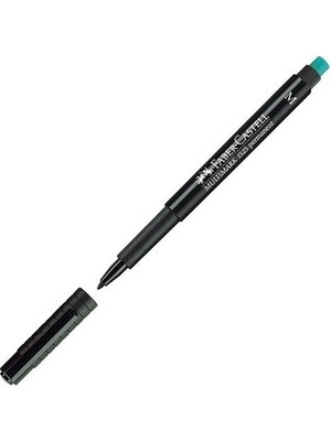 Faber-Castell Faber Castell Multimark 1525 Permanent Asetat Kalemi 1.0 mm Siyah - M