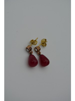 Stoneage Küpe Mayorka Taşlı Mini Damla