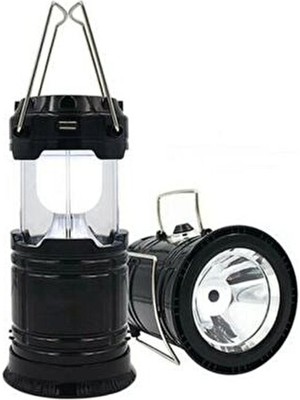 Taştan Ticaret Solar Şarjlı Güneş Enerjili Fan Kamp Feneri Güneş Paneli Kamp Şar