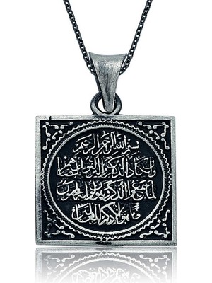 Mevafa 925 Ayar Gümüş Nazar Duası Kadın Gümüş Kolye